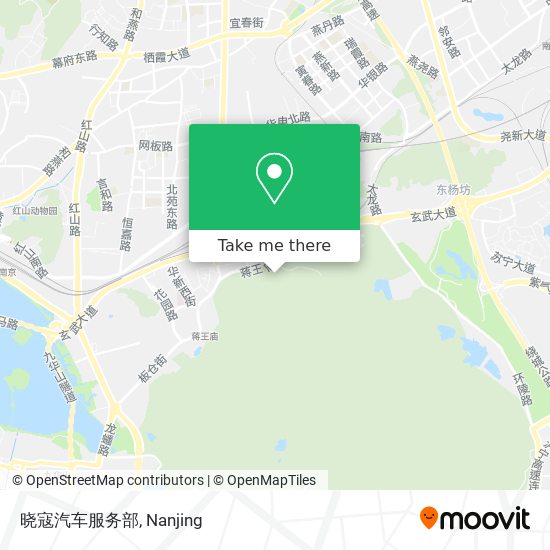晓寇汽车服务部 map