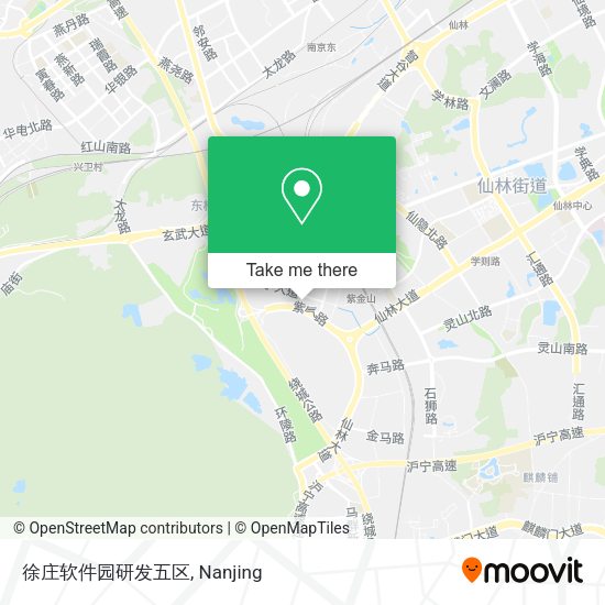 徐庄软件园研发五区 map