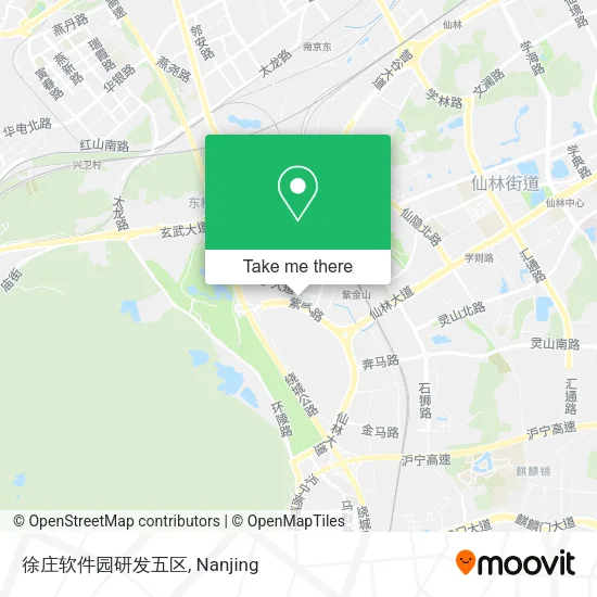 徐庄软件园研发五区 map