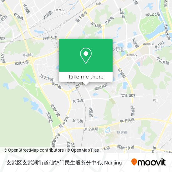 玄武区玄武湖街道仙鹤门民生服务分中心 map