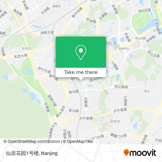 仙居花园1号楼 map