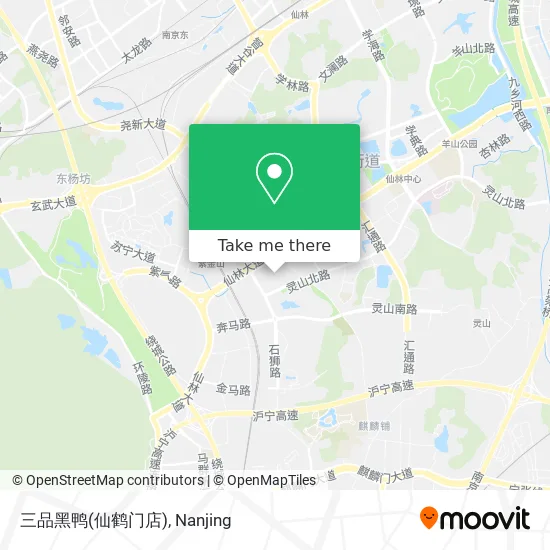 三品黑鸭(仙鹤门店) map