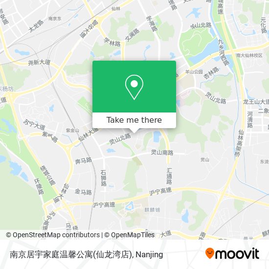 南京居宇家庭温馨公寓(仙龙湾店) map
