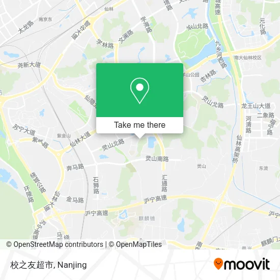 校之友超市 map
