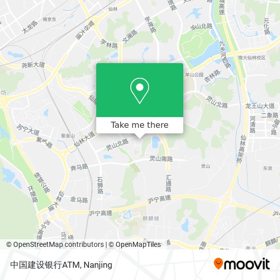 中国建设银行ATM map