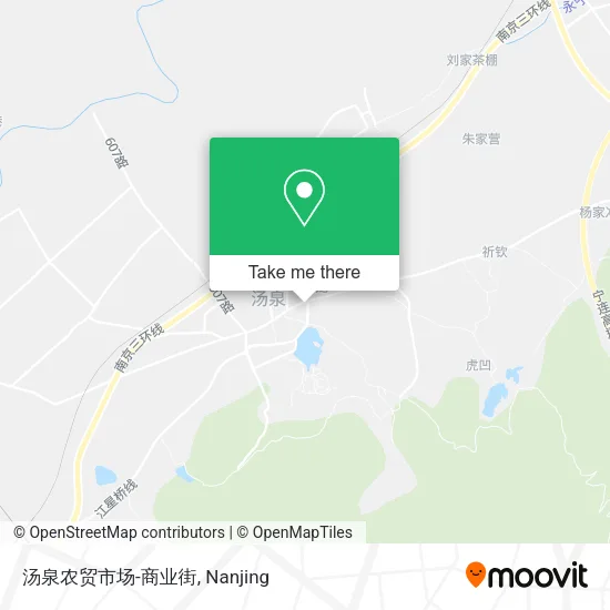 汤泉农贸市场-商业街 map