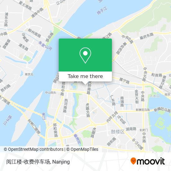 阅江楼-收费停车场 map