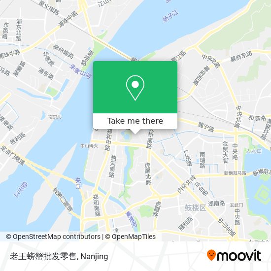 老王螃蟹批发零售 map