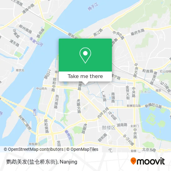 鹦鹉美发(盐仓桥东街) map