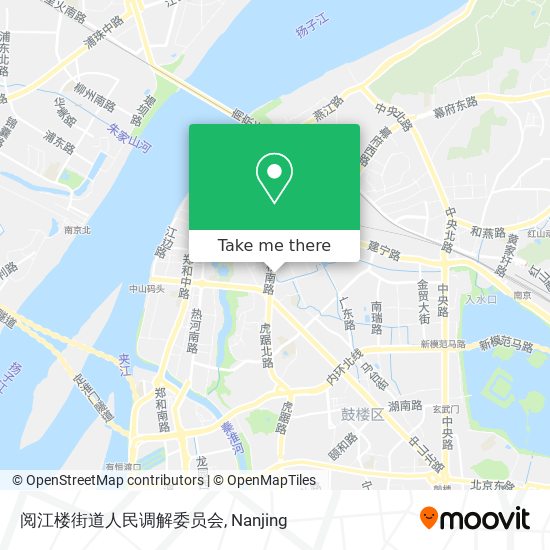 阅江楼街道人民调解委员会 map