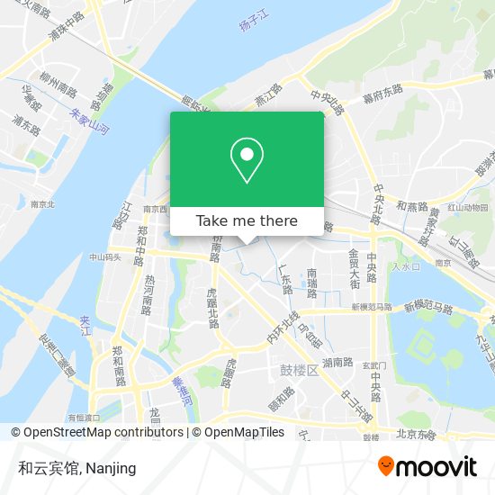 和云宾馆 map