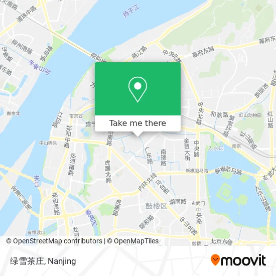 绿雪茶庄 map