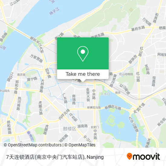 7天连锁酒店(南京中央门汽车站店) map