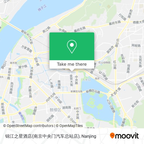 锦江之星酒店(南京中央门汽车总站店) map