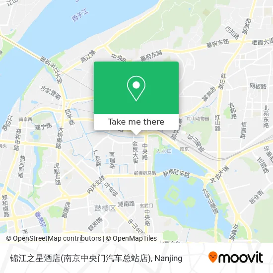 锦江之星酒店(南京中央门汽车总站店) map