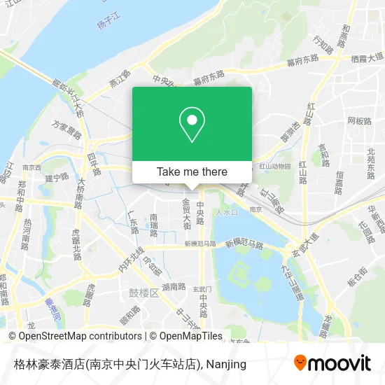 格林豪泰酒店(南京中央门火车站店) map