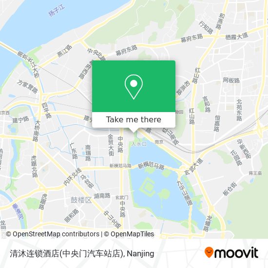 清沐连锁酒店(中央门汽车站店) map