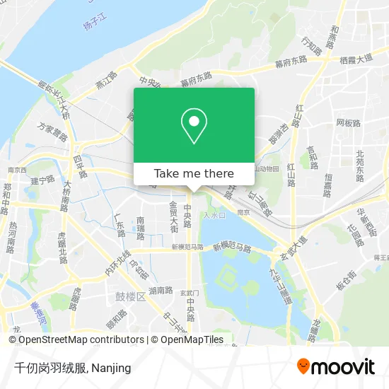 千仞岗羽绒服 map