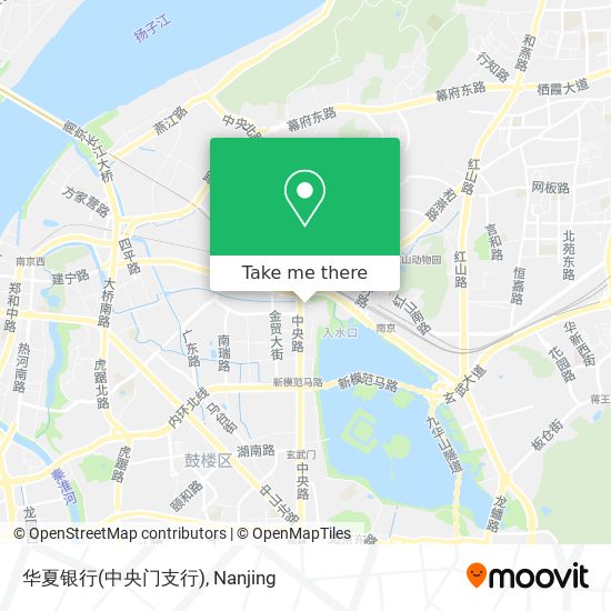 华夏银行(中央门支行) map