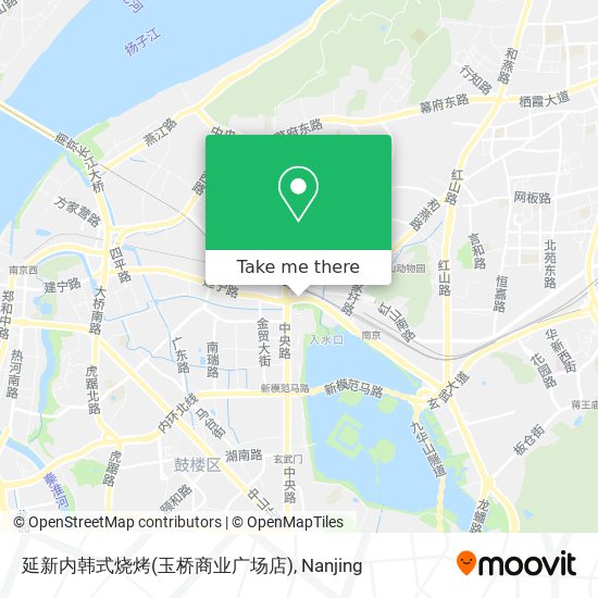 延新内韩式烧烤(玉桥商业广场店) map