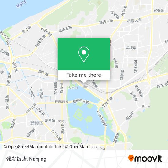 强发饭店 map