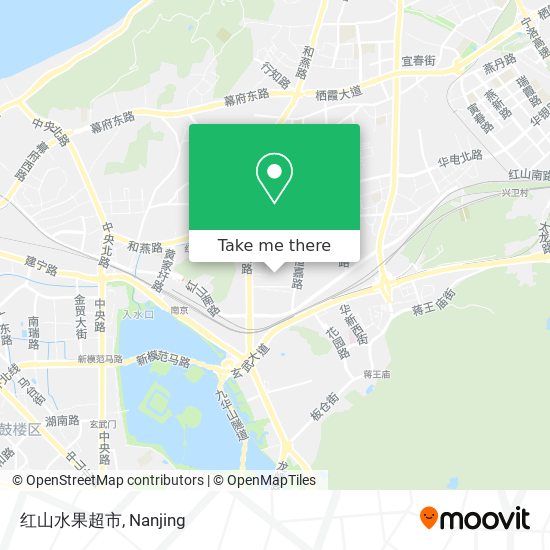 红山水果超市 map