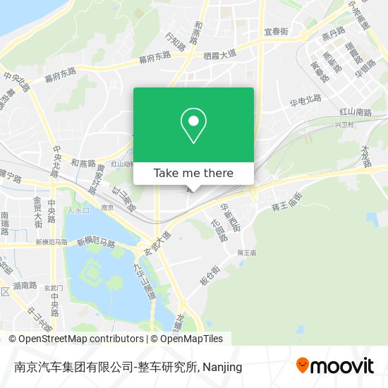 南京汽车集团有限公司-整车研究所 map