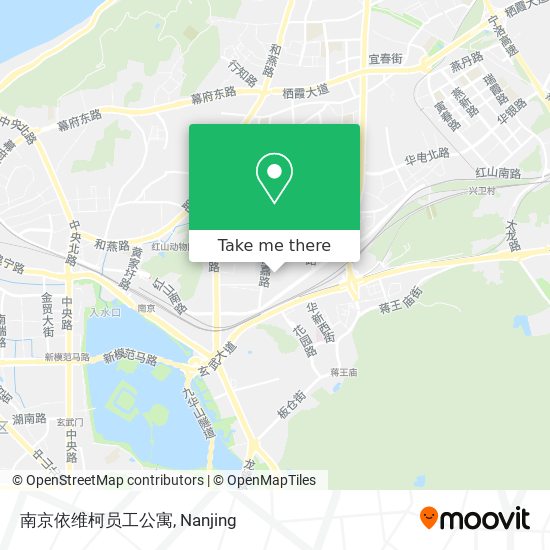 南京依维柯员工公寓 map