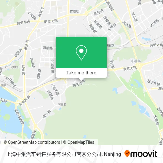 上海中集汽车销售服务有限公司南京分公司 map