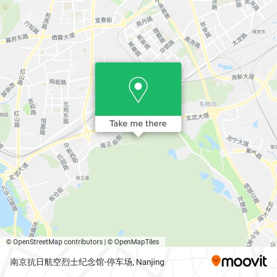 南京抗日航空烈士纪念馆-停车场 map