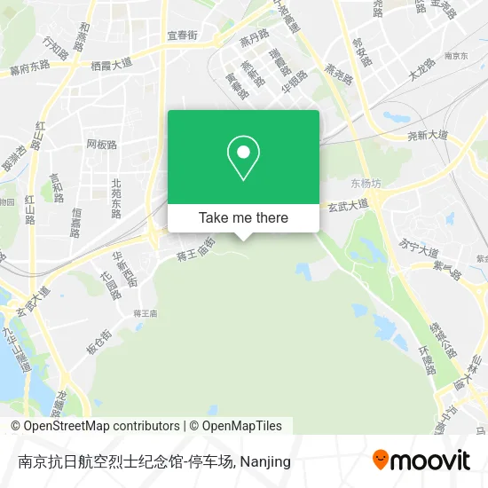 南京抗日航空烈士纪念馆-停车场 map