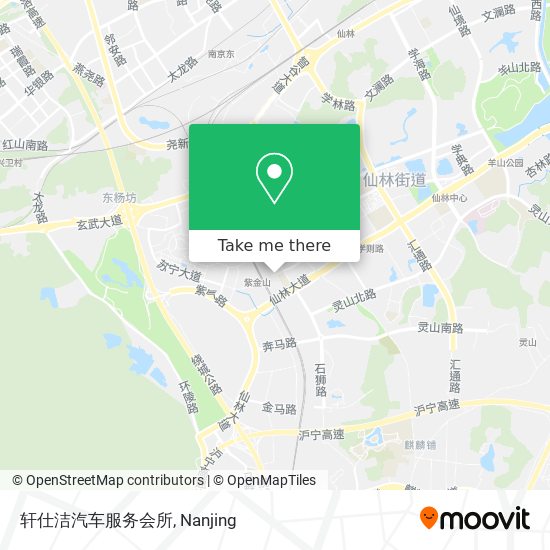 轩仕洁汽车服务会所 map