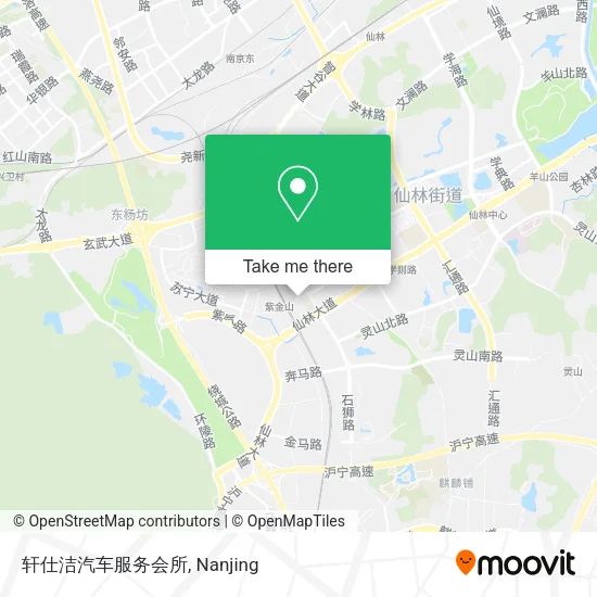 轩仕洁汽车服务会所 map
