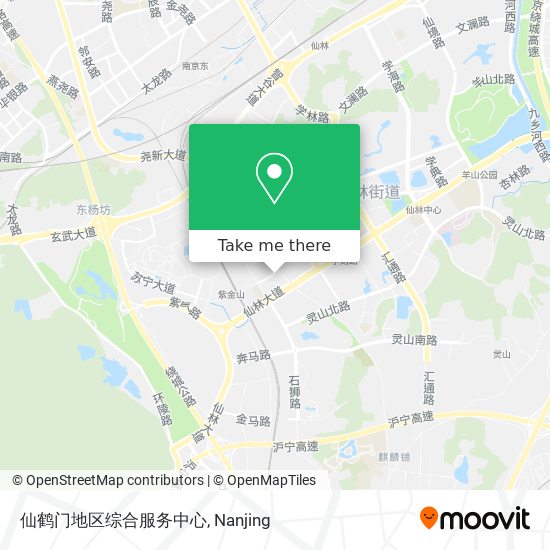 仙鹤门地区综合服务中心 map