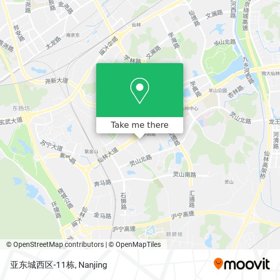 亚东城西区-11栋 map