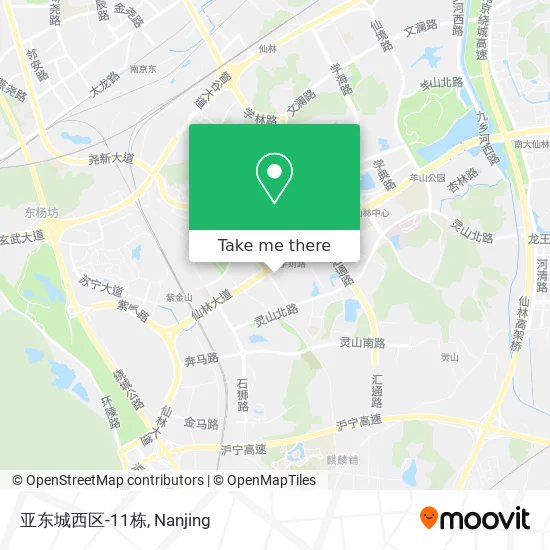 亚东城西区-11栋 map