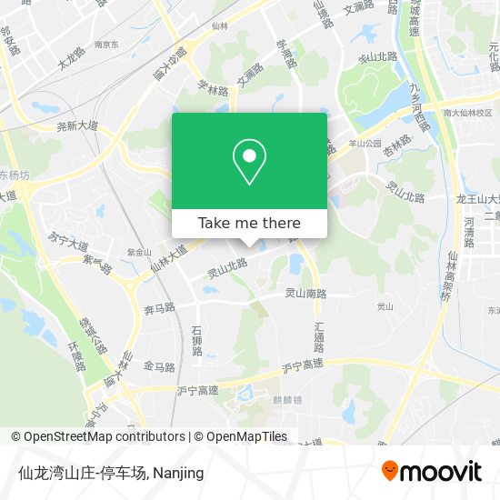仙龙湾山庄-停车场 map