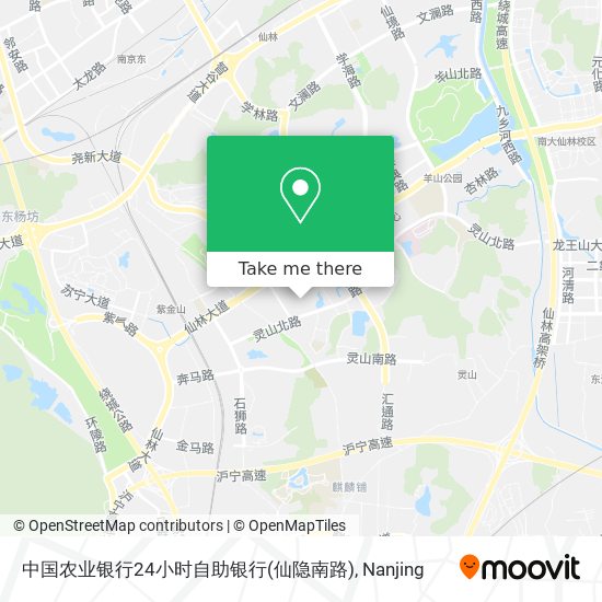 中国农业银行24小时自助银行(仙隐南路) map