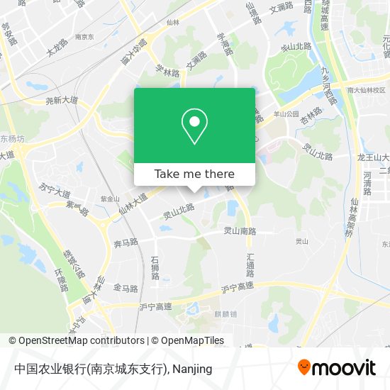 中国农业银行(南京城东支行) map