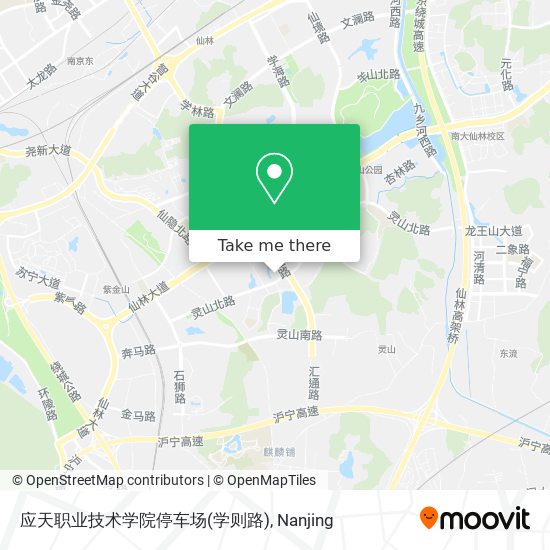 应天职业技术学院停车场(学则路) map