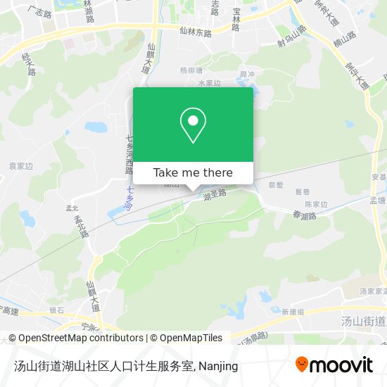 汤山街道湖山社区人口计生服务室 map