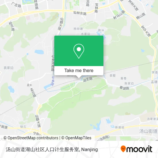 汤山街道湖山社区人口计生服务室 map