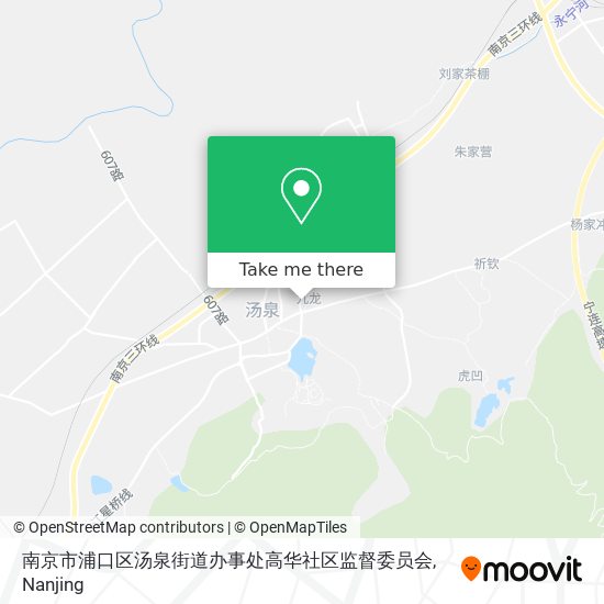 南京市浦口区汤泉街道办事处高华社区监督委员会 map