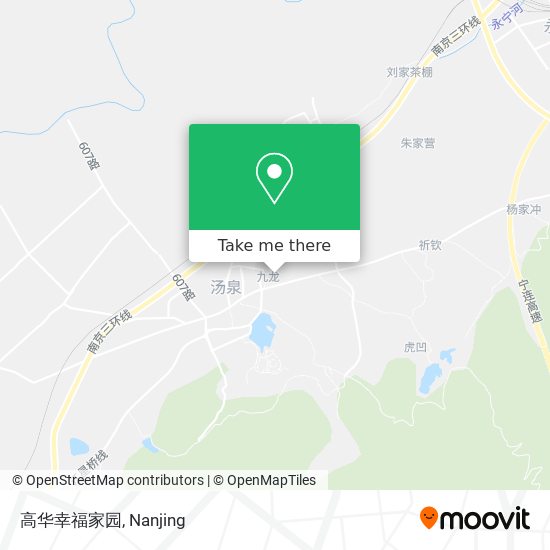 高华幸福家园 map