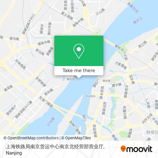 上海铁路局南京货运中心南京北经营部营业厅 map