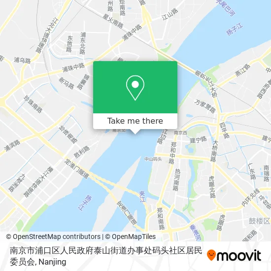 南京市浦口区人民政府泰山街道办事处码头社区居民委员会 map