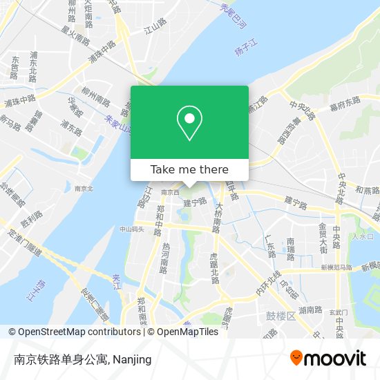 南京铁路单身公寓 map