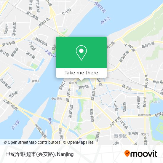 世纪华联超市(兴安路) map