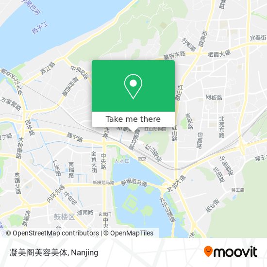 凝美阁美容美体 map