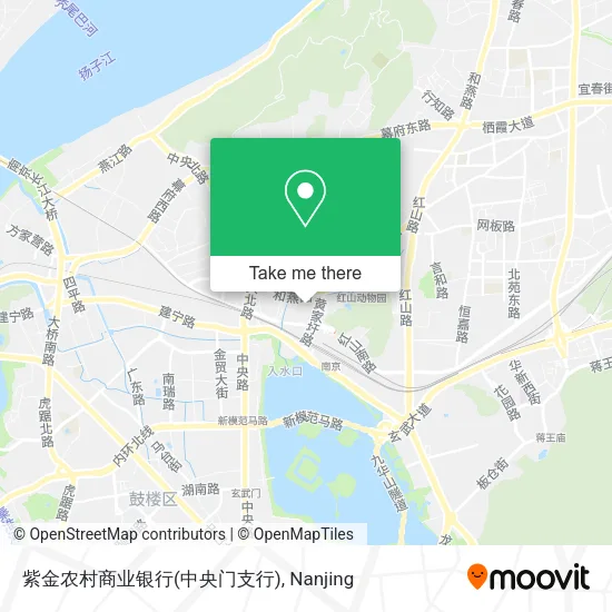 紫金农村商业银行(中央门支行) map